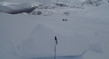 Avalanche activity noted in Stob Coire nan Lochan.