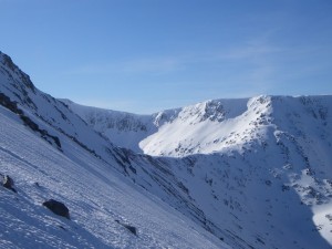 Another great Glencoe day, much of the snowpack remains firm and very icy