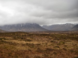 Cloudy on Meall a Bhuiridh.