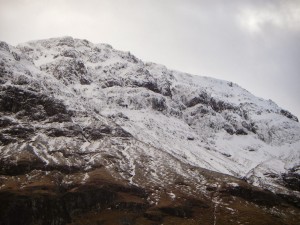 Blue skies in Glencoe