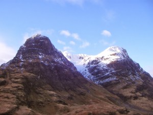 Variable visibility in Glen Coe.