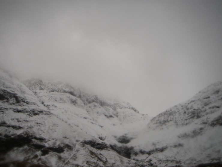 Coire nam Beith is up there somewhere!