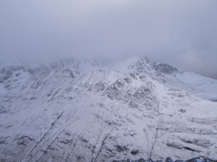 Looking over to Stob Coire nan Lochan