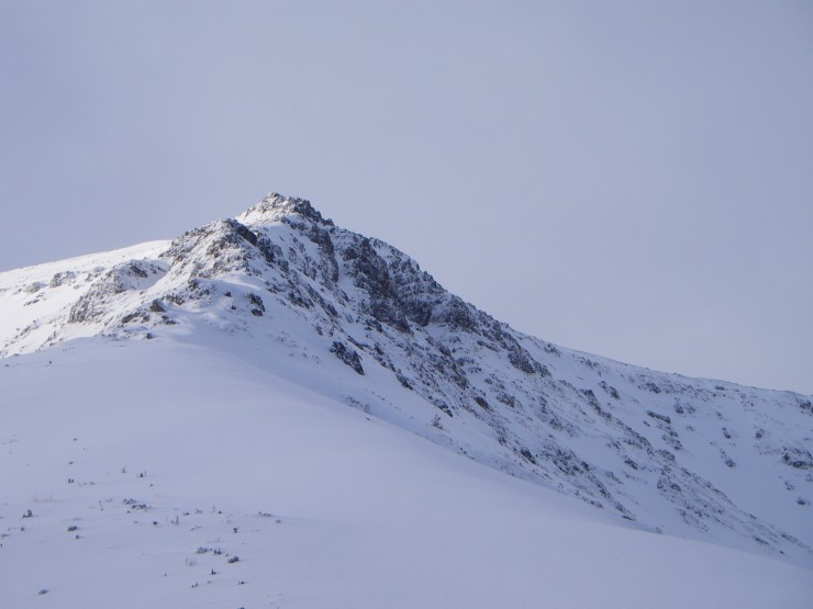 Looking up the ENE Ridge of Beinn a Bheithir.