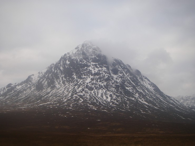 Cloud forming on Buachaille Etive Mor