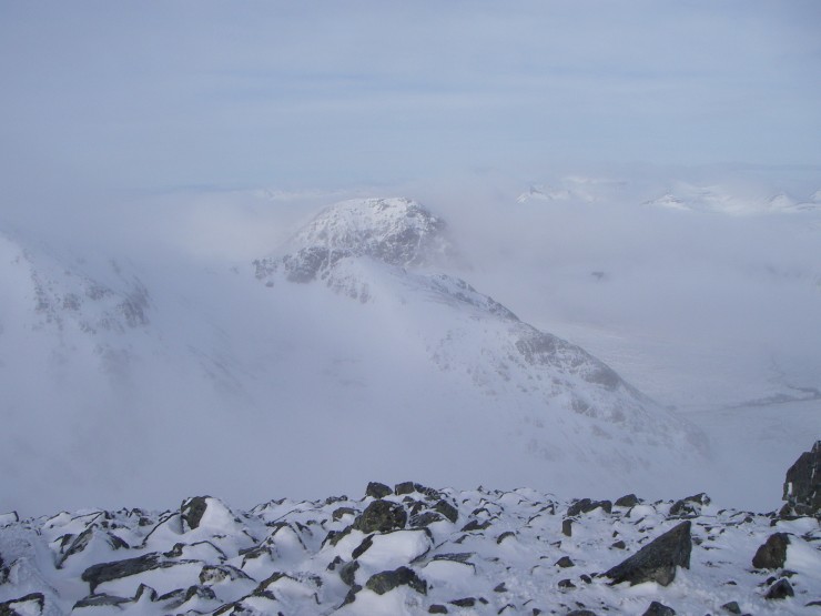 As it started to clear The Buachaille loomed into view.