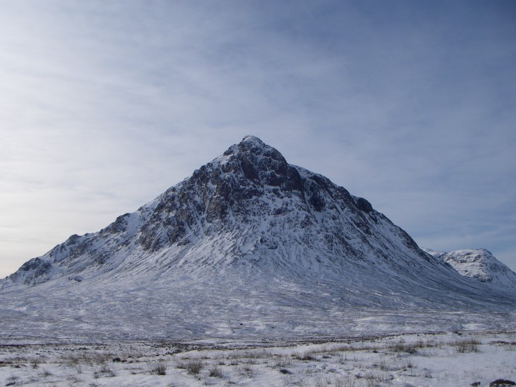 The Buachaille was fully clear by the time I drove down the glen.