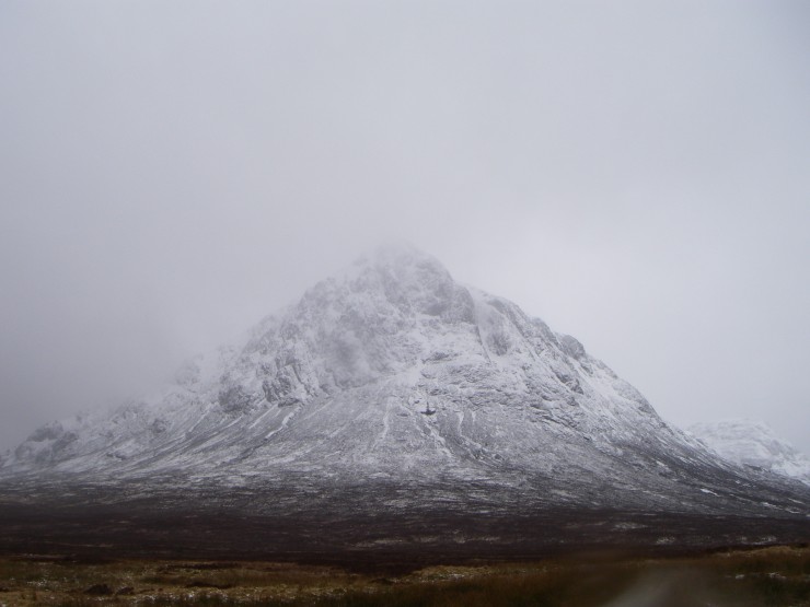 'The Buachaille' looking pretty wintry to say Easters just round the corner.