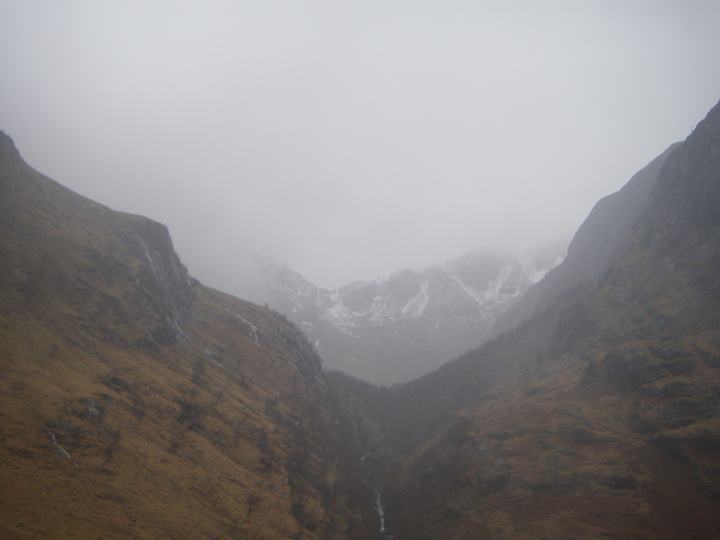 Looking into Coire Gabhail