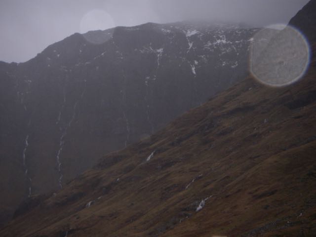 Here's the West face of Aonach Dubh yesterday