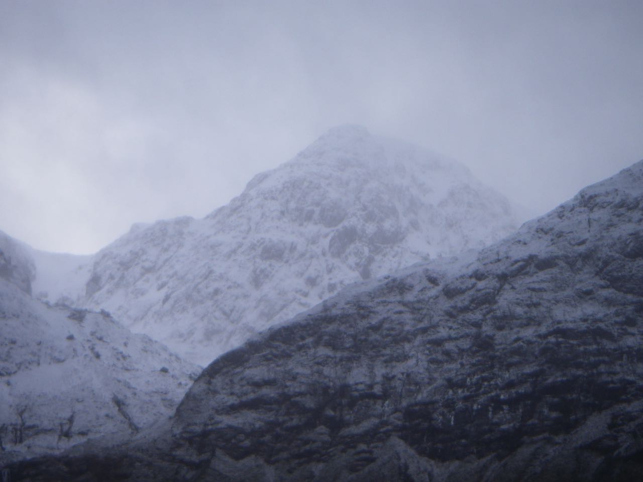 Stob Coire nam Beith looking wintry