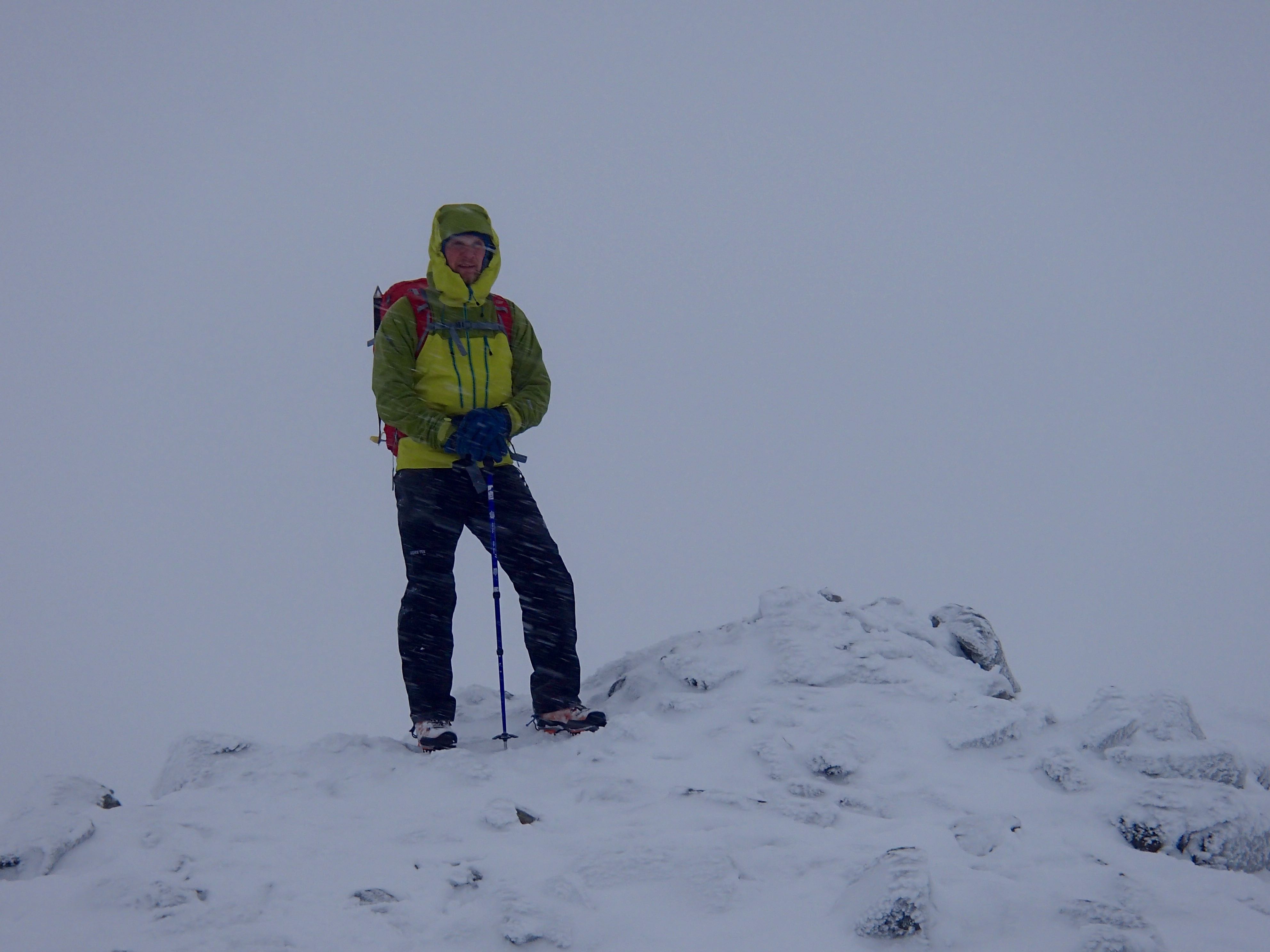 Mark from Goretex on the Summit of Meall a Bhuiridh