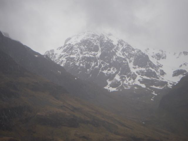 Best views were lower down the Glen - Stob Coire nam Beith almost clear.