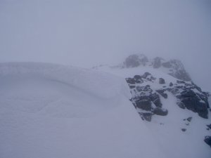 Snow showers with poor visibility