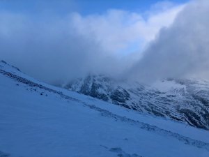 Mainly dry with a dusting of new Snow