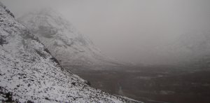 Stormy conditions with rain, sleet and snow on higher slopes.