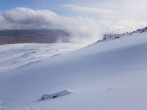 Sunshine and snow showers…………