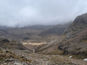 Becoming windy and overcast.