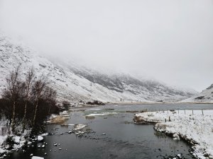 Snow Filling In and Drifting